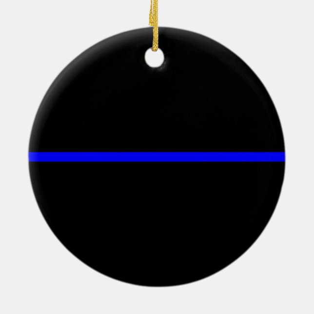 Décoration En Céramique L'instruction Symbolic Thin Blue Line (Dos)