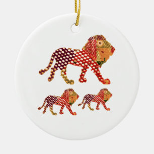 Décoration En Céramique LION - ROI majestueux des animaux