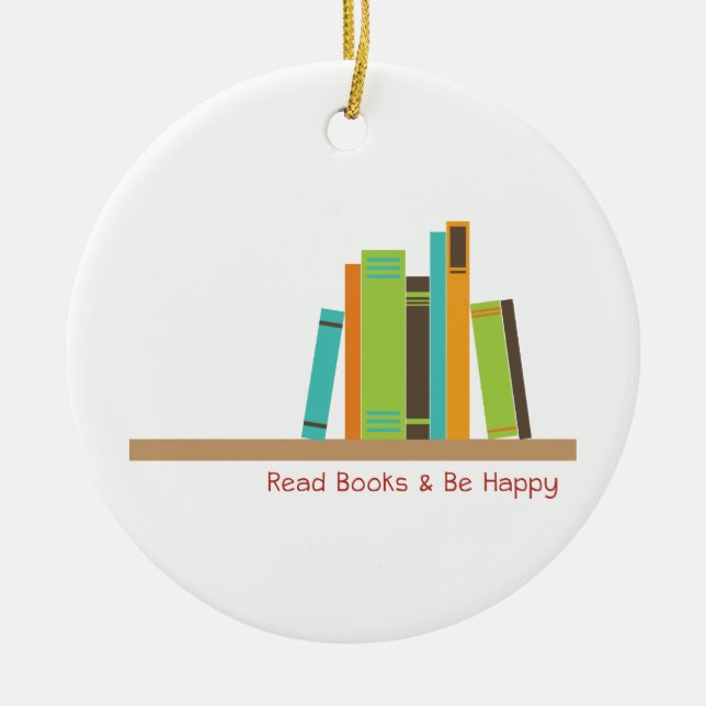 Décoration En Céramique Lire les livres (Devant)