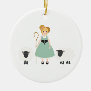 Décoration En Céramique Little Bo Peep
