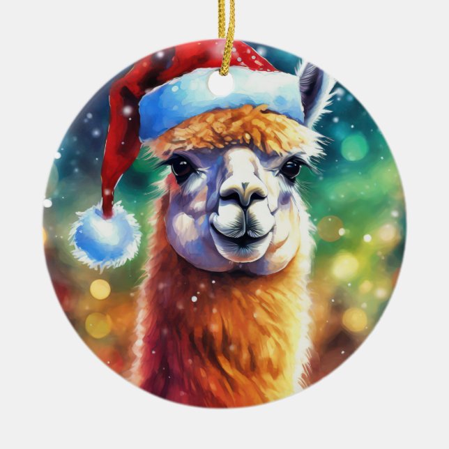 Décoration En Céramique Llama (Devant)