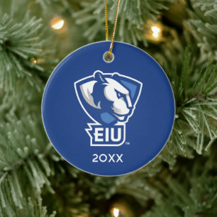 Décoration En Céramique Logo Eastern Illinois University Panthers