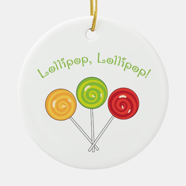 Décoration En Céramique Lollipop Lollipop (Devant)
