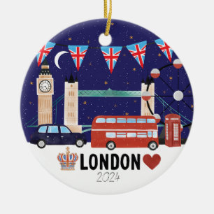 Décoration En Céramique London Theme Ornament 2024