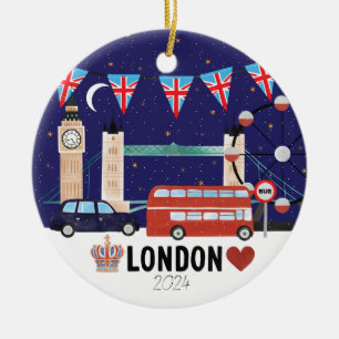 Décoration En Céramique London Theme Ornament 2024