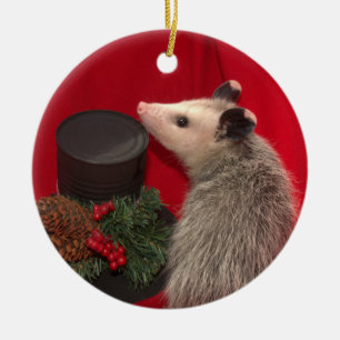 Décoration En Céramique L'Ornement de Noël de Possum... Un genre !!!