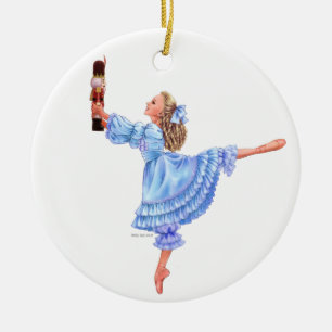 Décoration En Céramique L'ornement de souvenir de ballet de casse-noix
