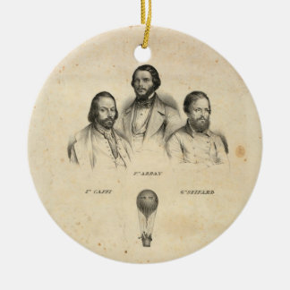 Décoration En Céramique L'ornement des trois balonnistes