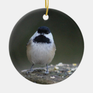 Décoration En Céramique L'ornement du chickadee