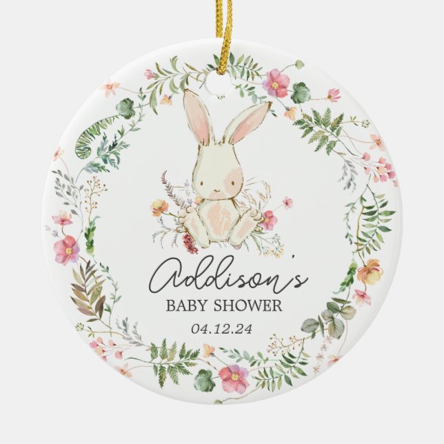 Décoration En Céramique L'ornement du lapin (Devant)