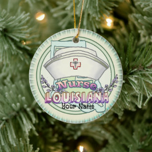 Décoration En Céramique Louisiana Nurse