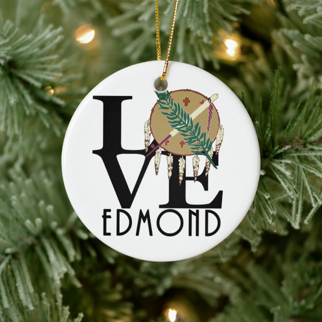 Décoration En Céramique LOVE Edmond Oklahoma (Arbre)