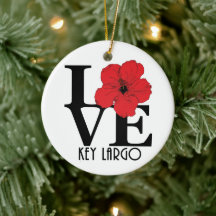 LOVE Key Largo Red Hibiscus
