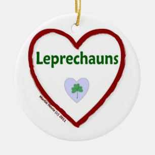 Décoration En Céramique Love Leprechauns