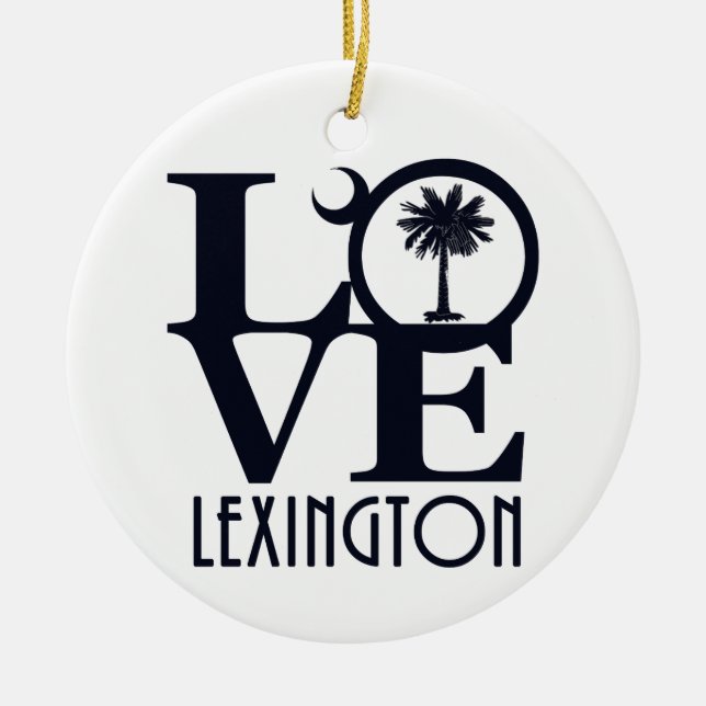 Décoration En Céramique LOVE Lexington SC (Devant)