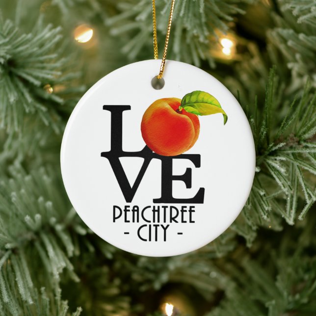 Décoration En Céramique LOVE Peachtree City (Arbre)