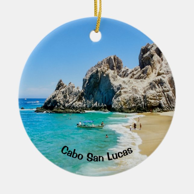 Décoration En Céramique Lovers Beach, Cabo San Lucas (Devant)