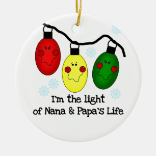 Décoration En Céramique Lumière d'ornement customisé par vie de Nana et du