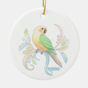 Décoration En Céramique Lune - Jouer Conure