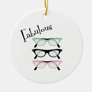 Décoration En Céramique Lunettes fabuleuses