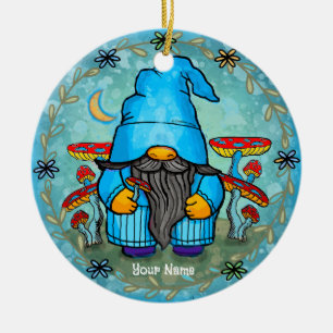 Décoration En Céramique Lutin bleu 