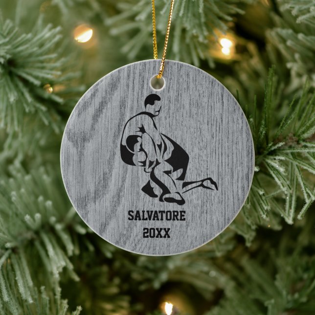 Décoration En Céramique Lutte Pour Noël Au Mat (Arbre)