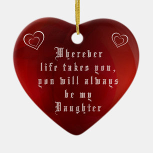 DÉCORATION EN CÉRAMIQUE MA FILLE