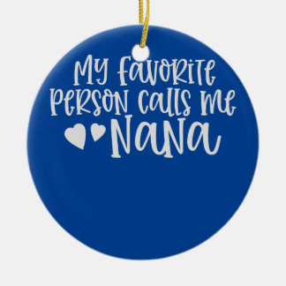 Décoration En Céramique Ma personne préférée m'appelle Nana Gift pour gran