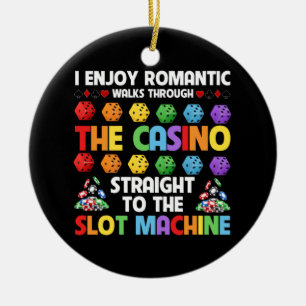 Décoration En Céramique Machine à sous Jeu Casino Gambler Vegbler