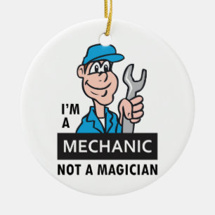 Décoration En Céramique Magicien de mécanicien pas