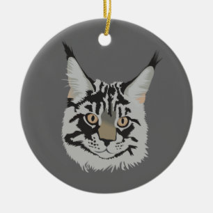 Décoration En Céramique Maine Coon