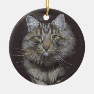 Décoration En Céramique Maine Coon