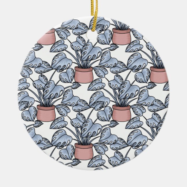 Décoration En Céramique Majestic monstera (Devant)