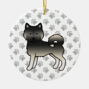 Décoration En Céramique Malamute d'Alaska Agouti Chien de Dessin Animé Mig