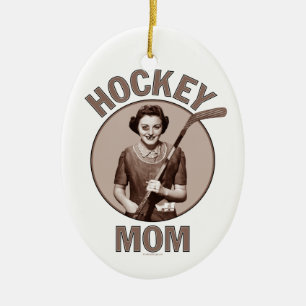 Décoration En Céramique Maman d'hockey