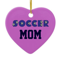 Maman du football dans le bleu