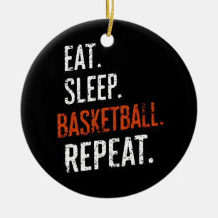 Décoration En Céramique Manger Sleep Basketball Répéter Retro Vintage