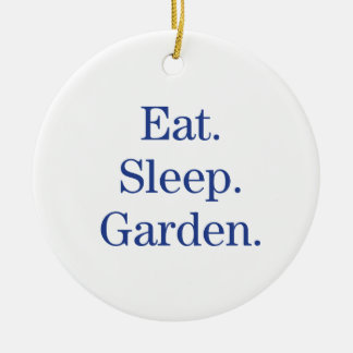 Décoration En Céramique Mangez. Sommeil. Jardin