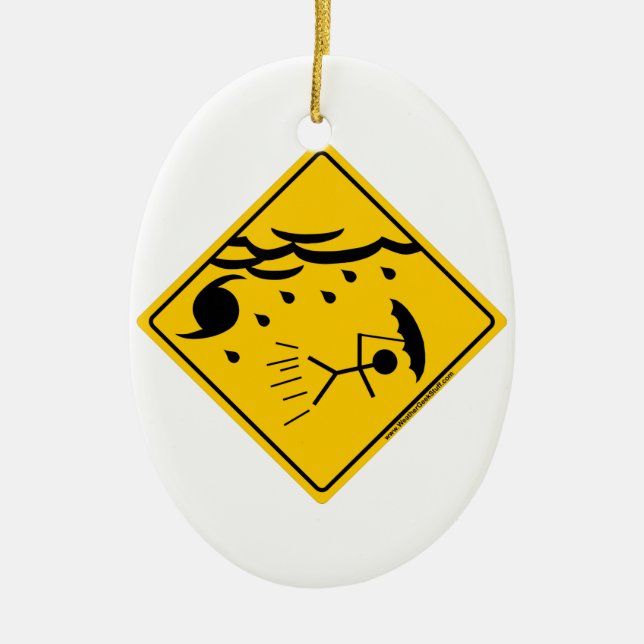 Décoration En Céramique Marchandises et habillement d'avertissement de (Devant)