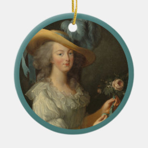 Décoration En Céramique Marie Antoinette avec Rose