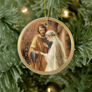 Décoration En Céramique Mariée catholique et chambre de commerce Mary St.