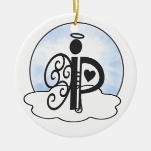 Décoration En Céramique Marquez avec des lettres les nuages d'ange du