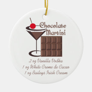 Décoration En Céramique Martini au chocolat