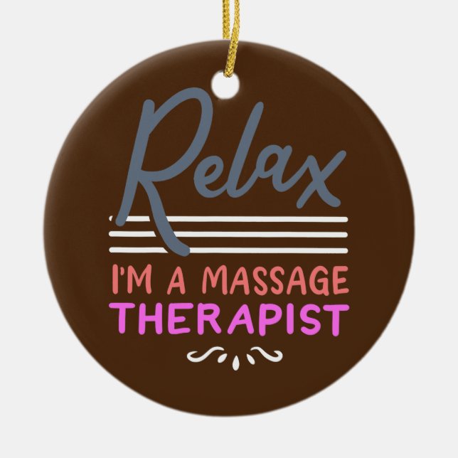 Décoration En Céramique Massage Thérapie Massage (Devant)