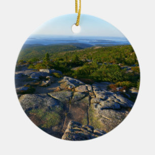 Décoration En Céramique Matin au sommet du mont Cadillac à Acadia