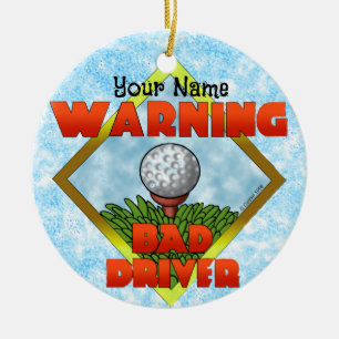 Décoration En Céramique Mauvais conducteur Golf