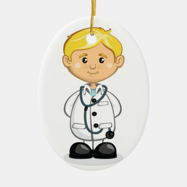 Décoration En Céramique Médicale - Docteur - SRF (Devant)