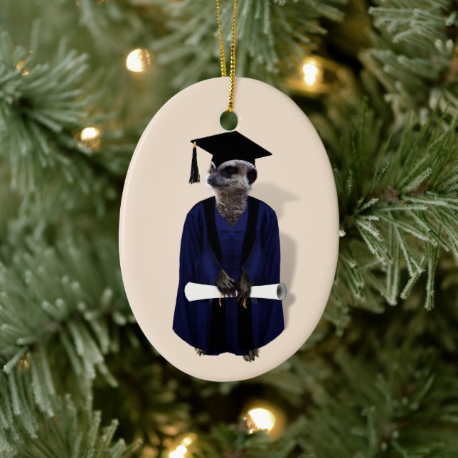 Décoration En Céramique Meerkat Grad Grad Grad Grad (Arbre)