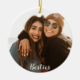 Décoration En Céramique Meilleur Ami Besties Photo personnalisée