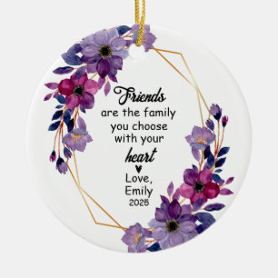 Décoration En Céramique Meilleur Ami Noël, Cadeau Ami, Ami